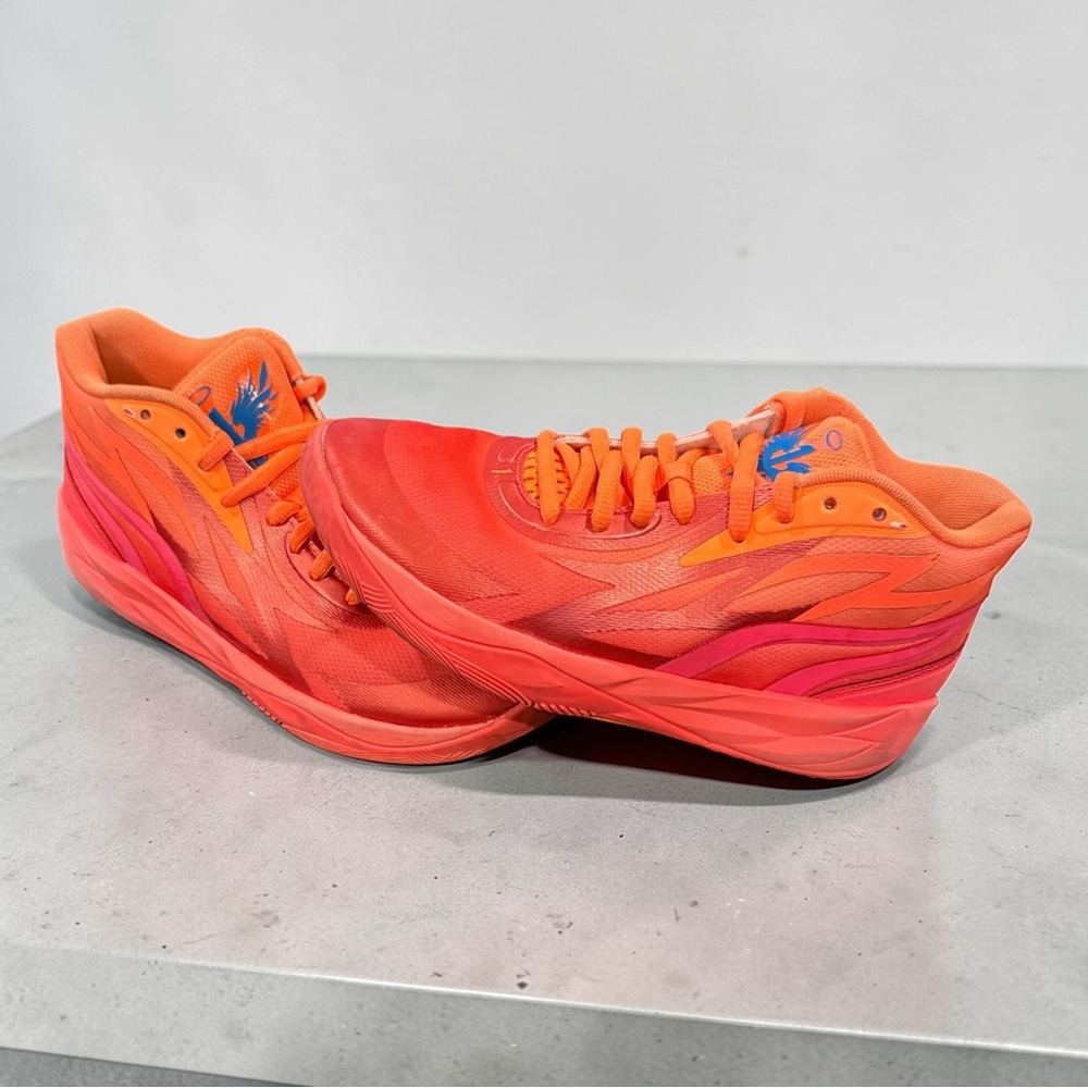 PUMA MB.02 X Supernova Men’s Size 9 Bright Orange Basketball Shoes